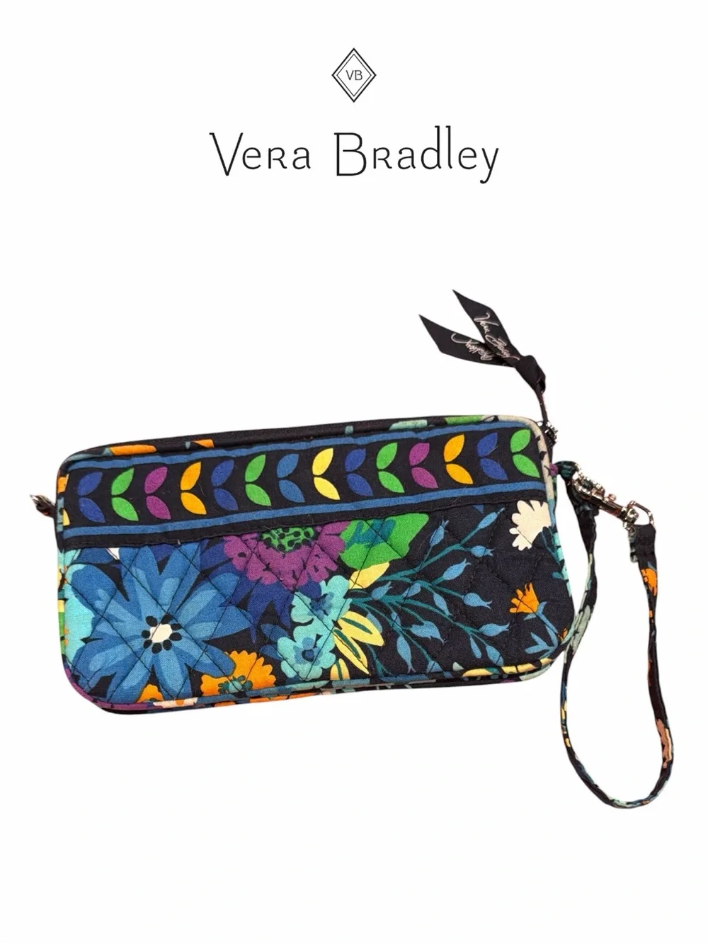 Vera Bradley‎ RETIRED Midnight Blues Wristlet
